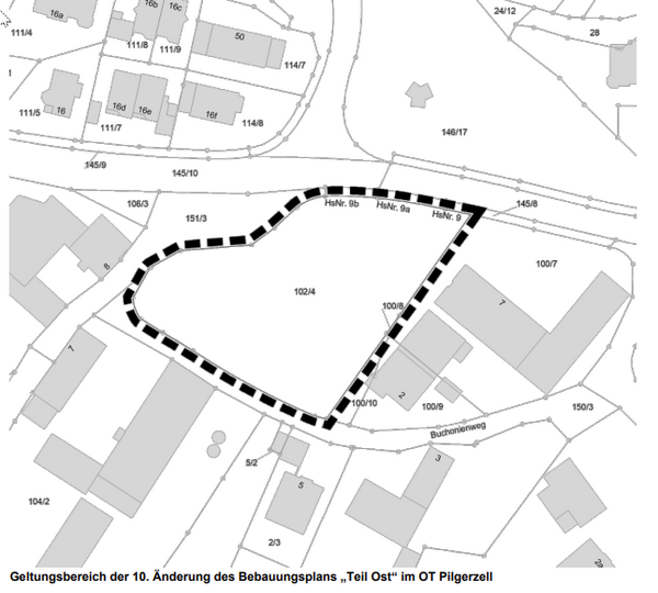 10. Änderung Teil Ost OT Pilgerzell