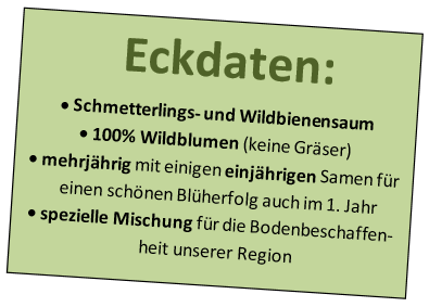 Eckdaten Samenmischung