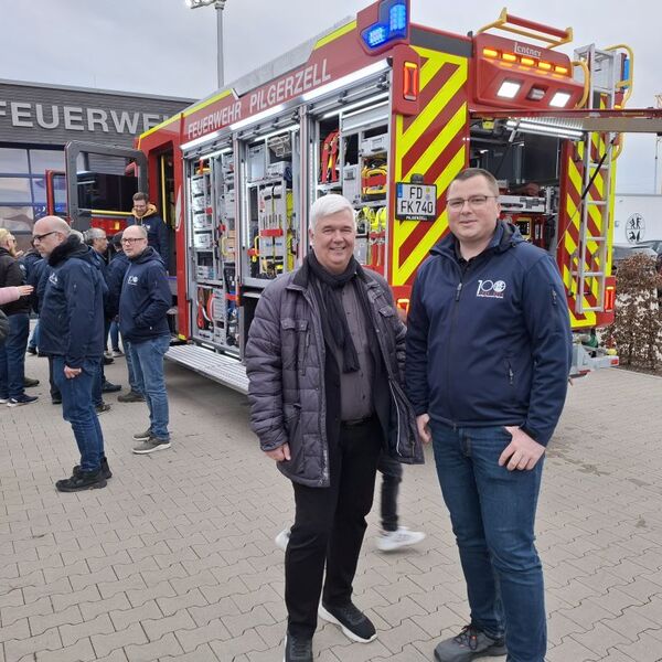 Neues Einsatzfahrzeug StLF 20 in Pilgerzell 2