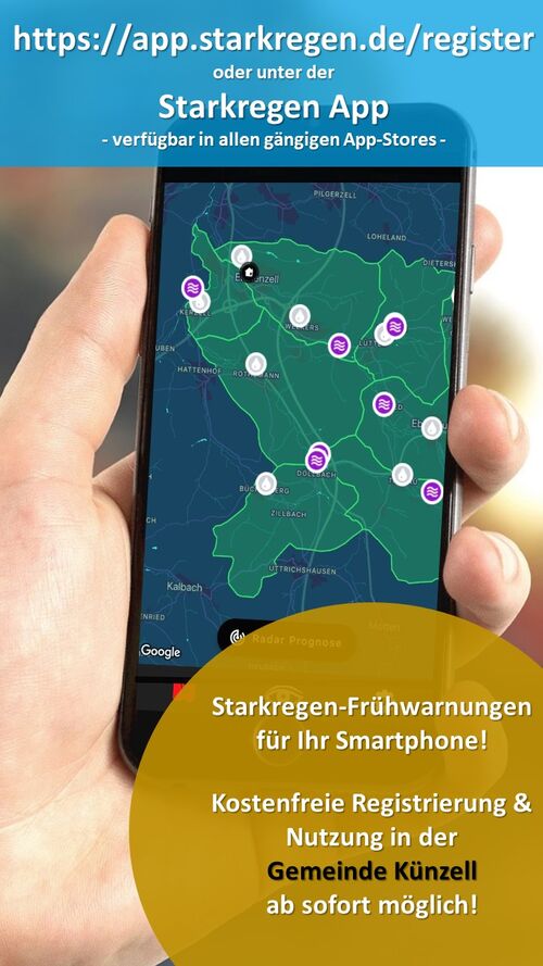 App Starkregen 